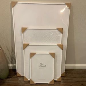 White Wood picture/art frames. Individually or set